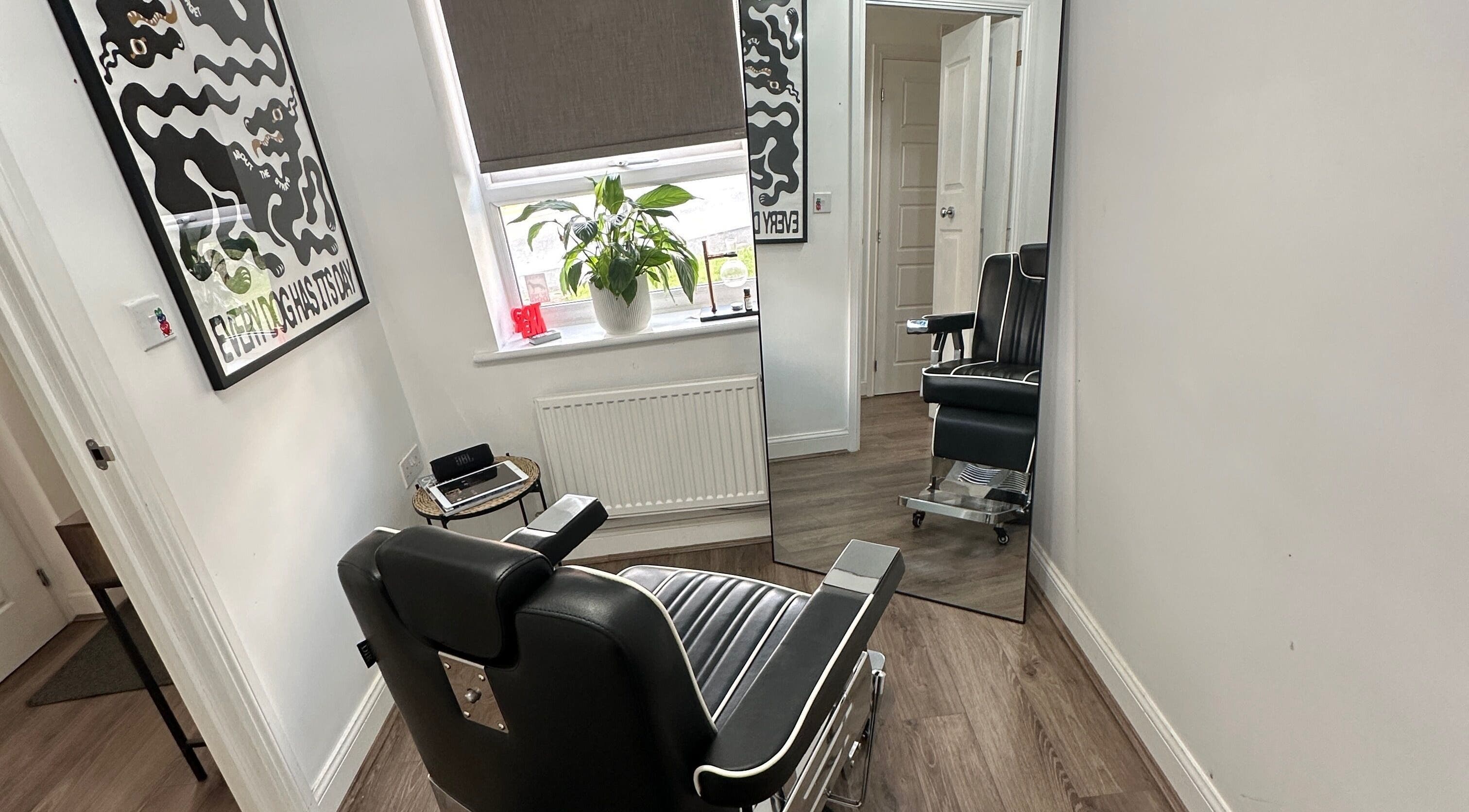 Elegant salon corner at U B U Creative, Burntwood, England, GB, featuring stylish decor and comfy chair.