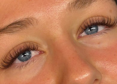 Close-up of elegant eyelash extensions at Beauty by Jess Web, Nuneaton, United Kingdom, GB.