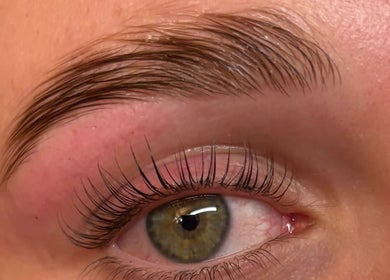 Close-up of a beautifully enhanced eye at Beauty by Jess Web, Nuneaton, United Kingdom, GB, showcasing lash artistry.