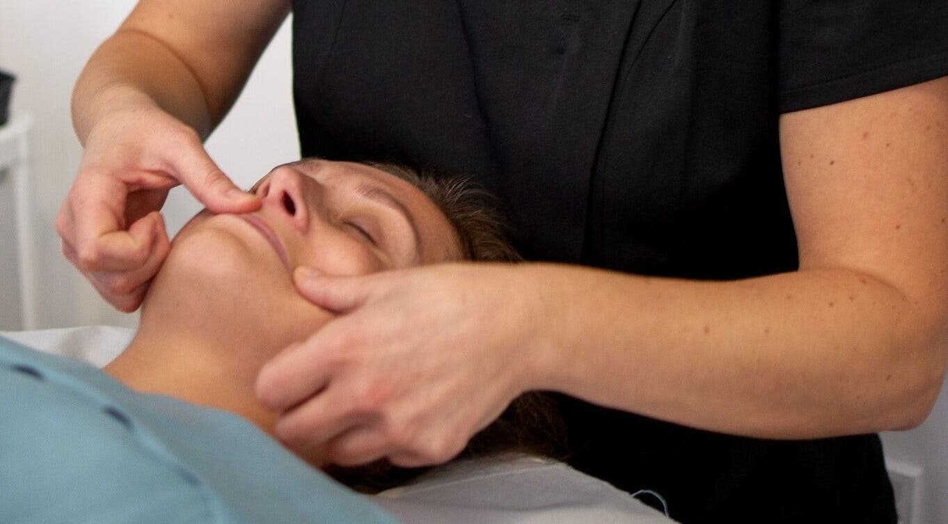 Facial massage at Healing Touch Therapies, Southampton, England, GB. Experience relaxation and rejuvenation.