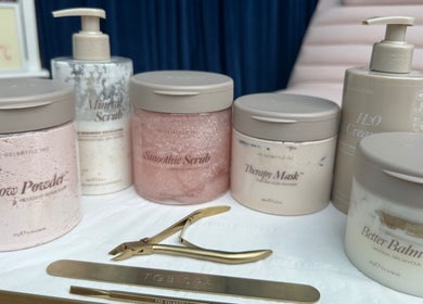 Luxury spa products at Inner Divine Beauty - Home Studio, Manchester, England, GB, showcasing quality skincare.