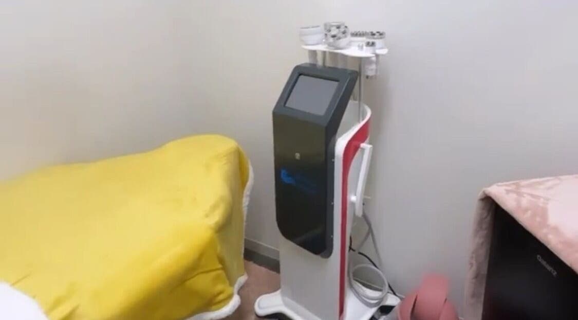 Modern beauty treatment setup at Dyamond Sculpted, Rancho Cucamonga, California, US. Cozy and professional ambiance.