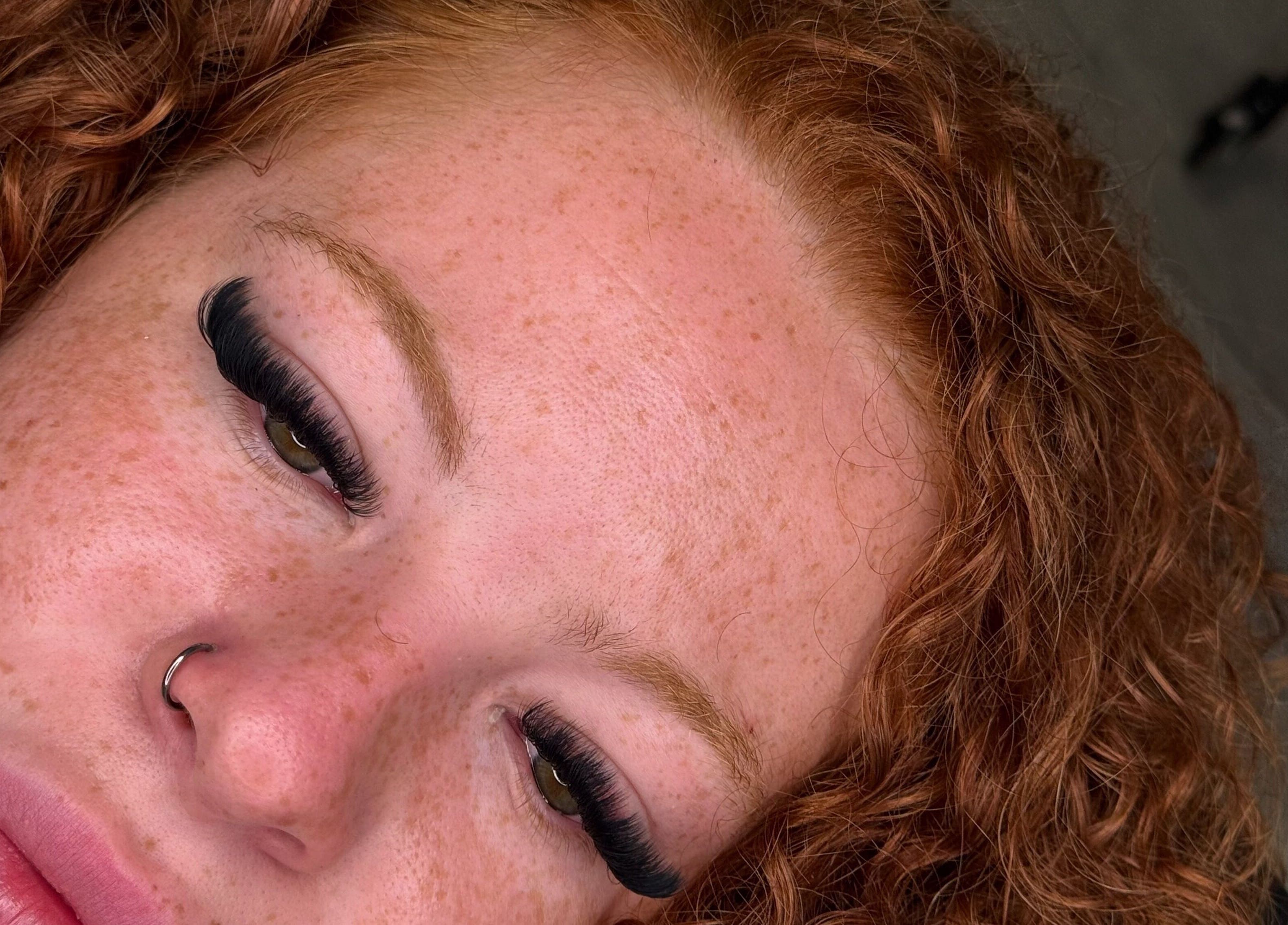 Close-up of enhanced eyelashes by By Chaks, Wellingborough, England, GB, showcasing expert beauty care.