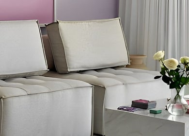 Cozy seating and elegant decor at NAILSUNSHINE, Bali, Bali, ID, offering a relaxing wellness experience.