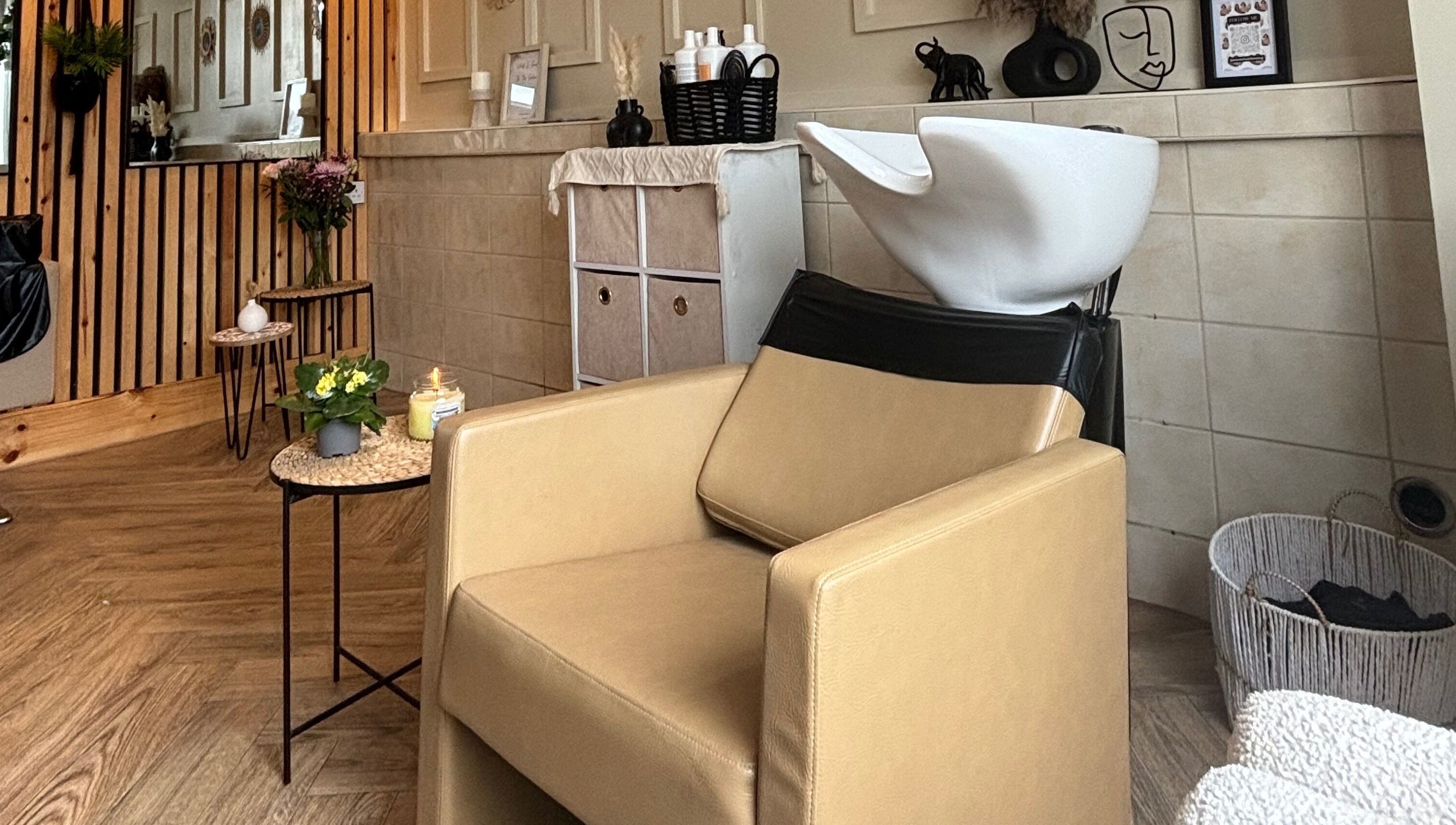 Cozy seating and stylish decor at Sweetie Hairdressing, Blythe Bridge, England, GB.