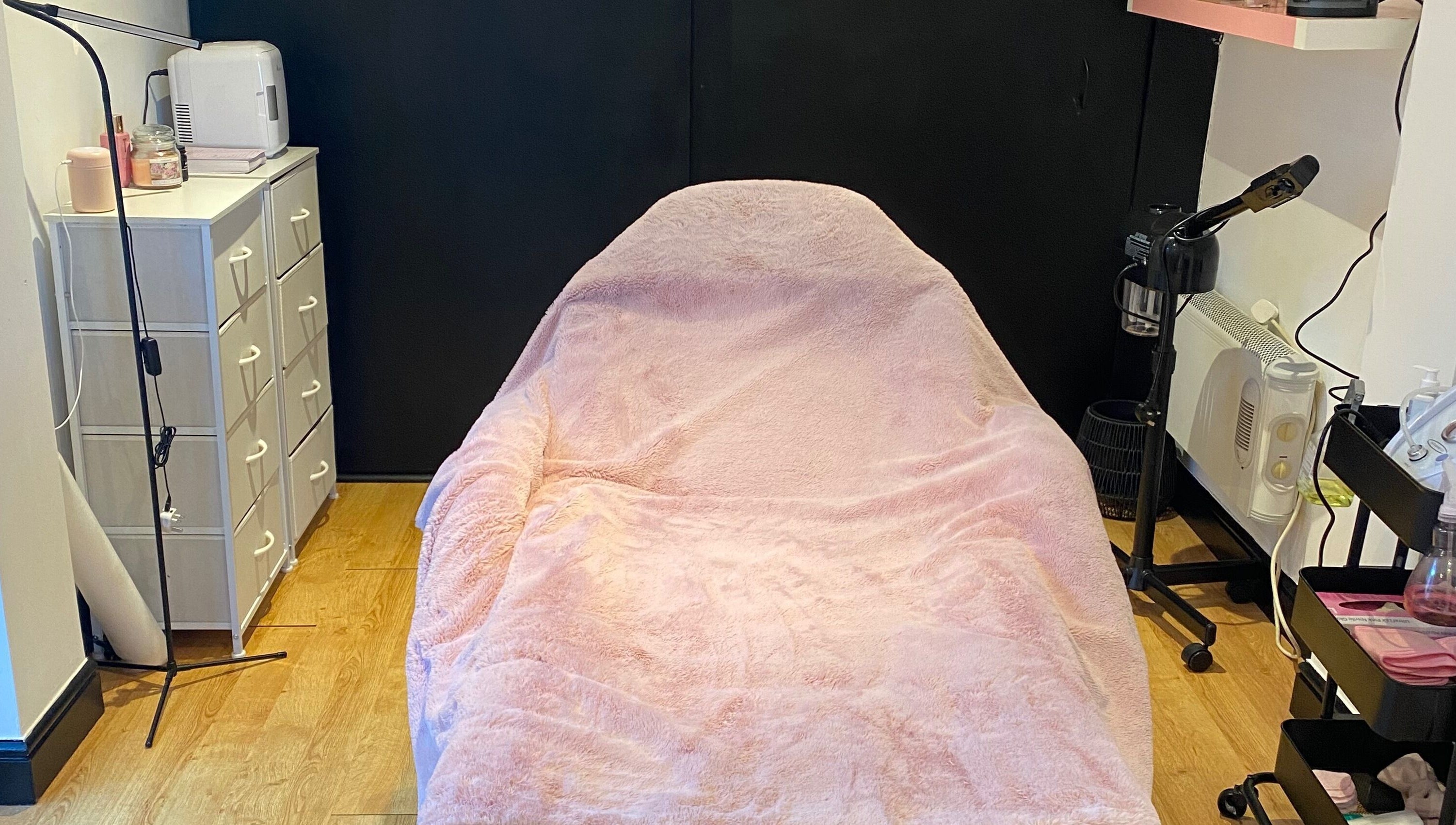 Comfortable beauty treatment chair at Enhanced.By CB, Worcester, England, GB. Ideal for relaxation.