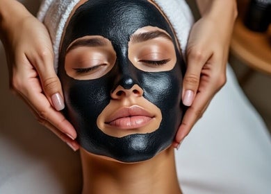 Trattamento viso con maschera nera a SILVERÉ BEAUTY CLINIC *FREE TIME*, Lugano, Ticino, CH.