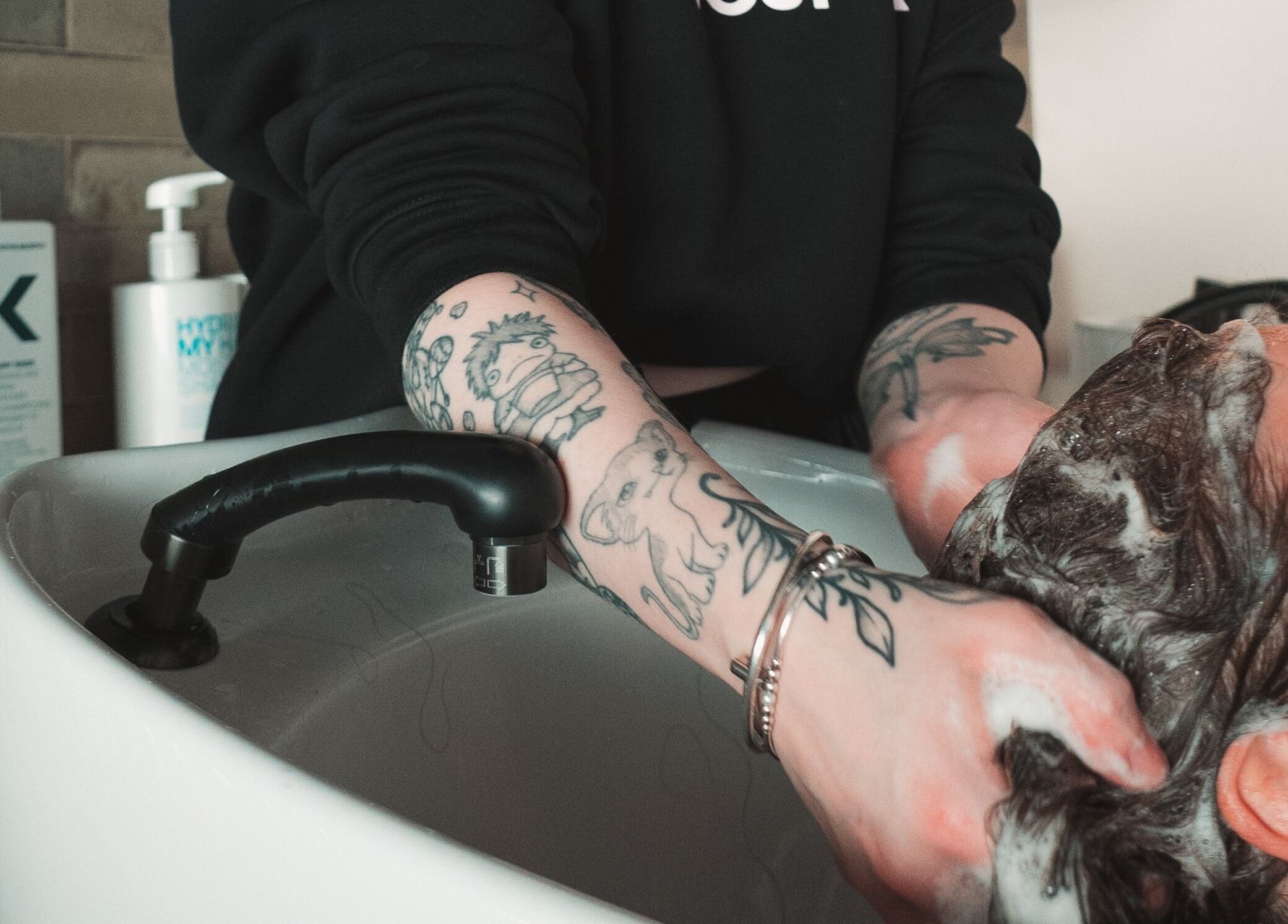 Hair wash service at The Blowout Bar - Brighton, Brighton, Victoria, AU, showcasing expert care.