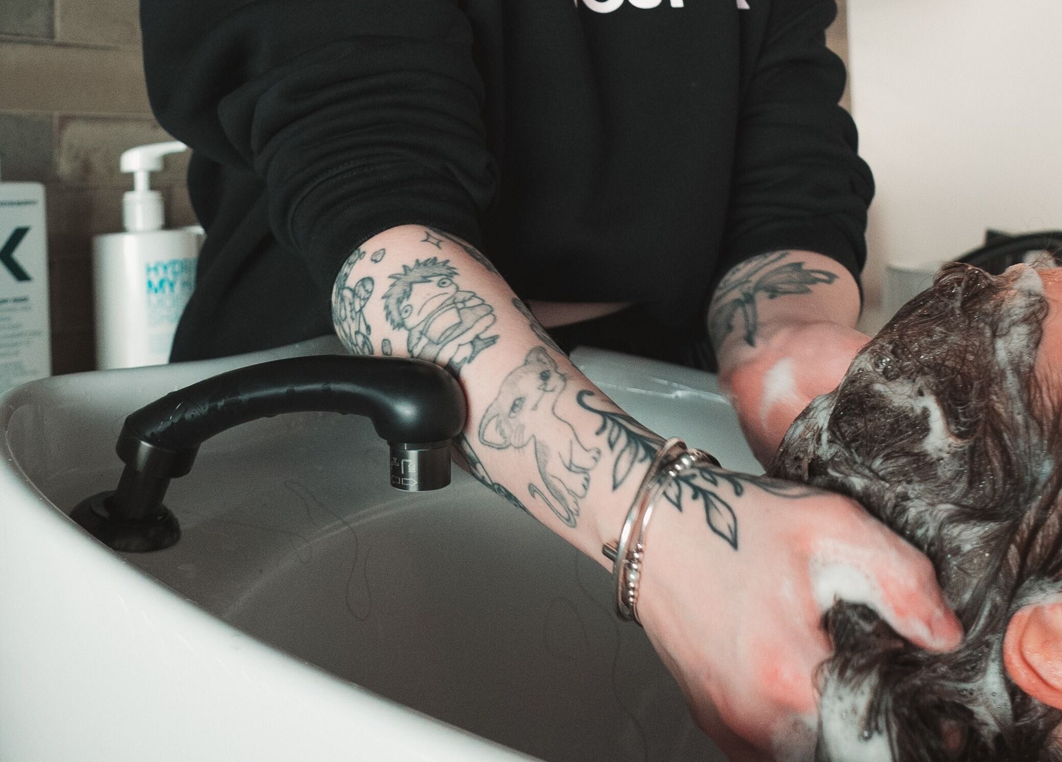 Hair wash service at The Blowout Bar - Brighton, Brighton, Victoria, AU, showcasing expert care.