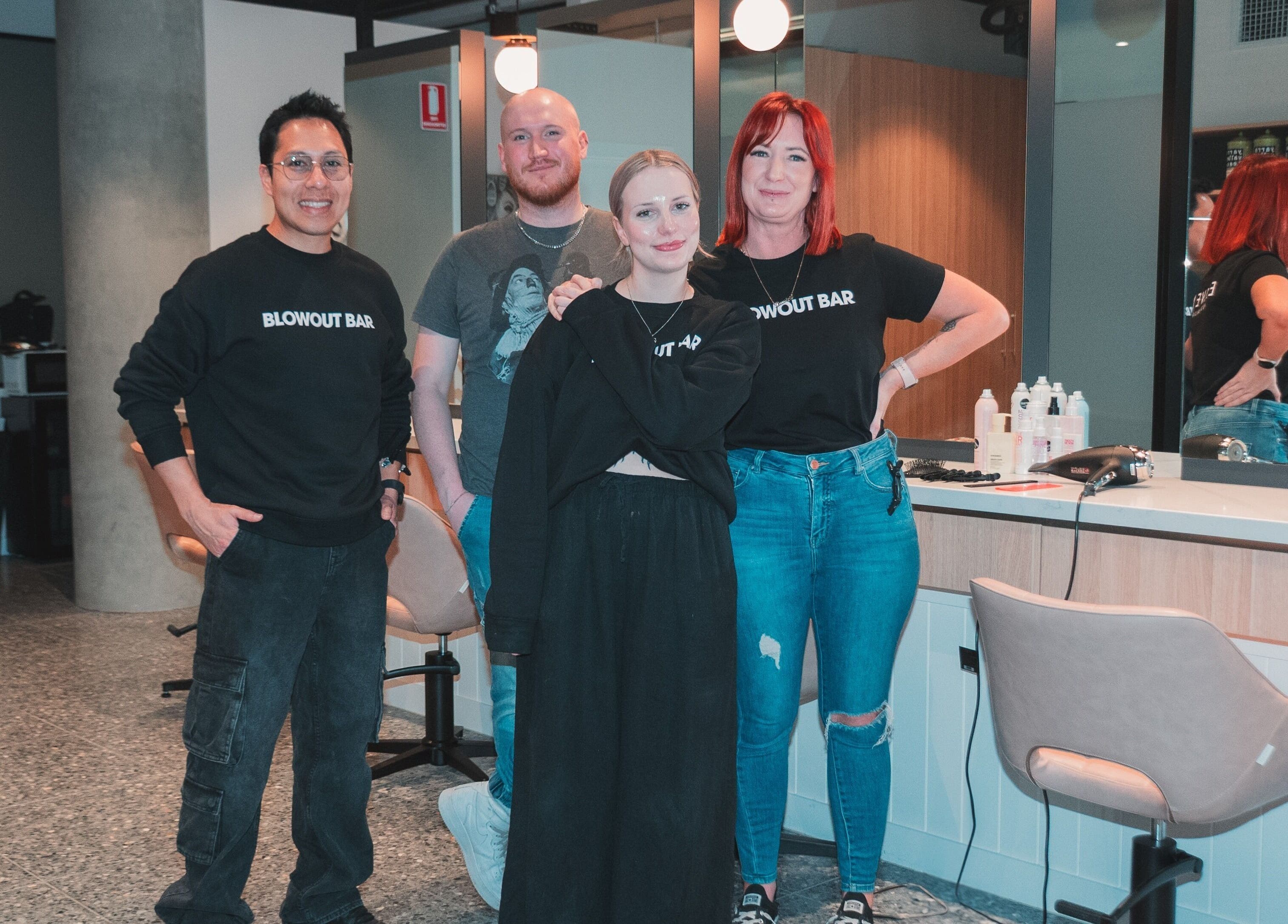 The friendly team at The Blowout Bar - Brighton, creating beauty magic in Brighton, Victoria, AU.