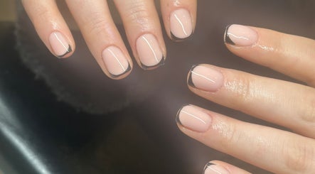 Chic French manicure at Nails by Hope Aphena @ vixie beauty melton in Melton Mowbray, England, GB.