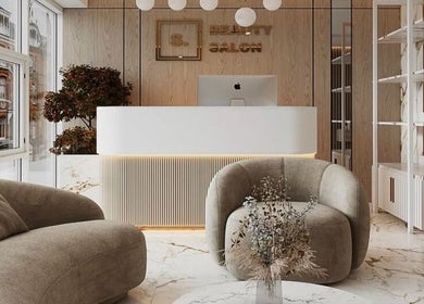 Luxurious reception area at By hope aphena @ wigston, showcasing stylish decor in Wigston, England, GB.