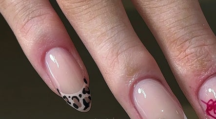 Stylish nail art at NailsByMeganLouisee in Littleborough, England, GB featuring intricate designs.