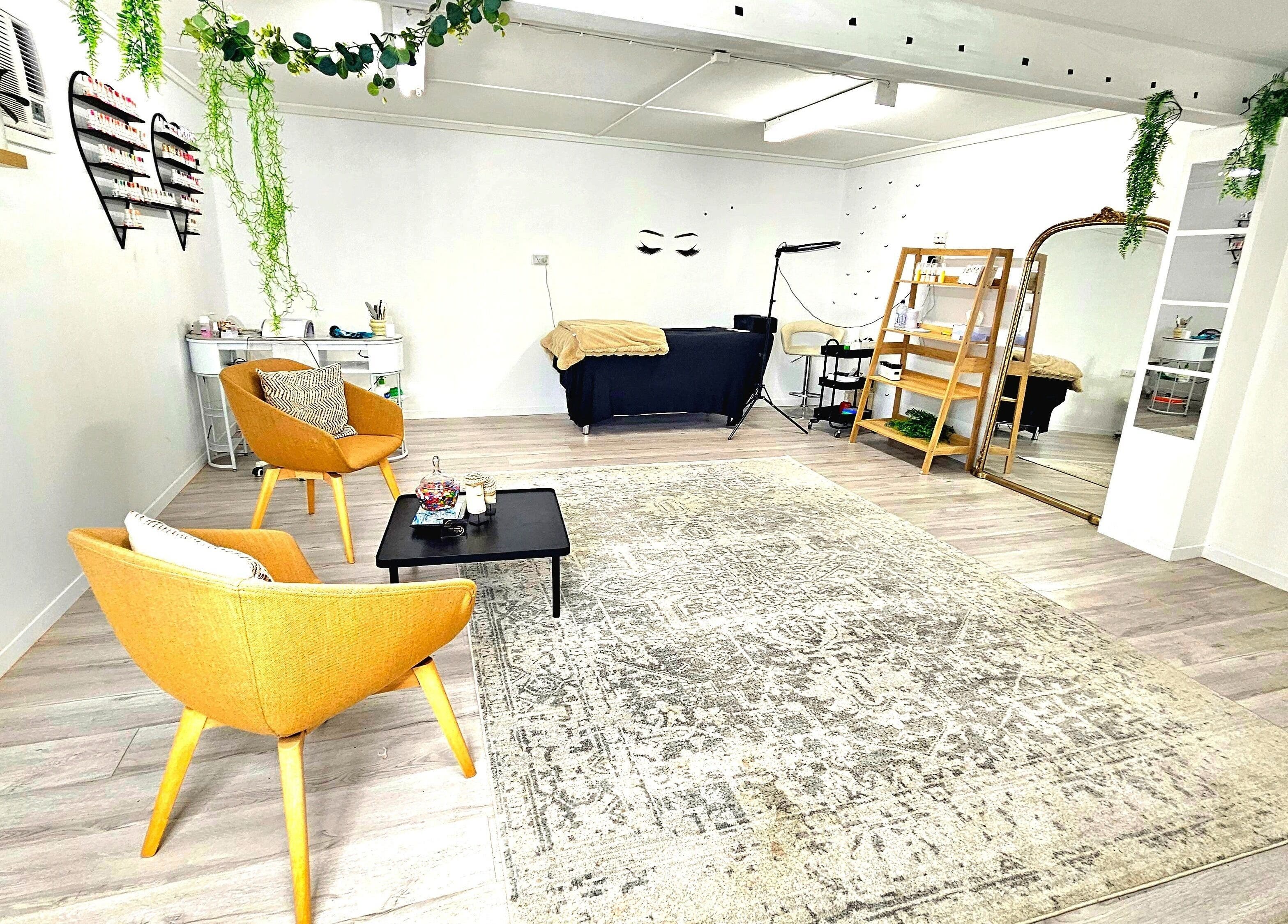 Cozy and elegant interior of Roshies Eyelash Extension & Brows in Kings Langley, New South Wales, AU.