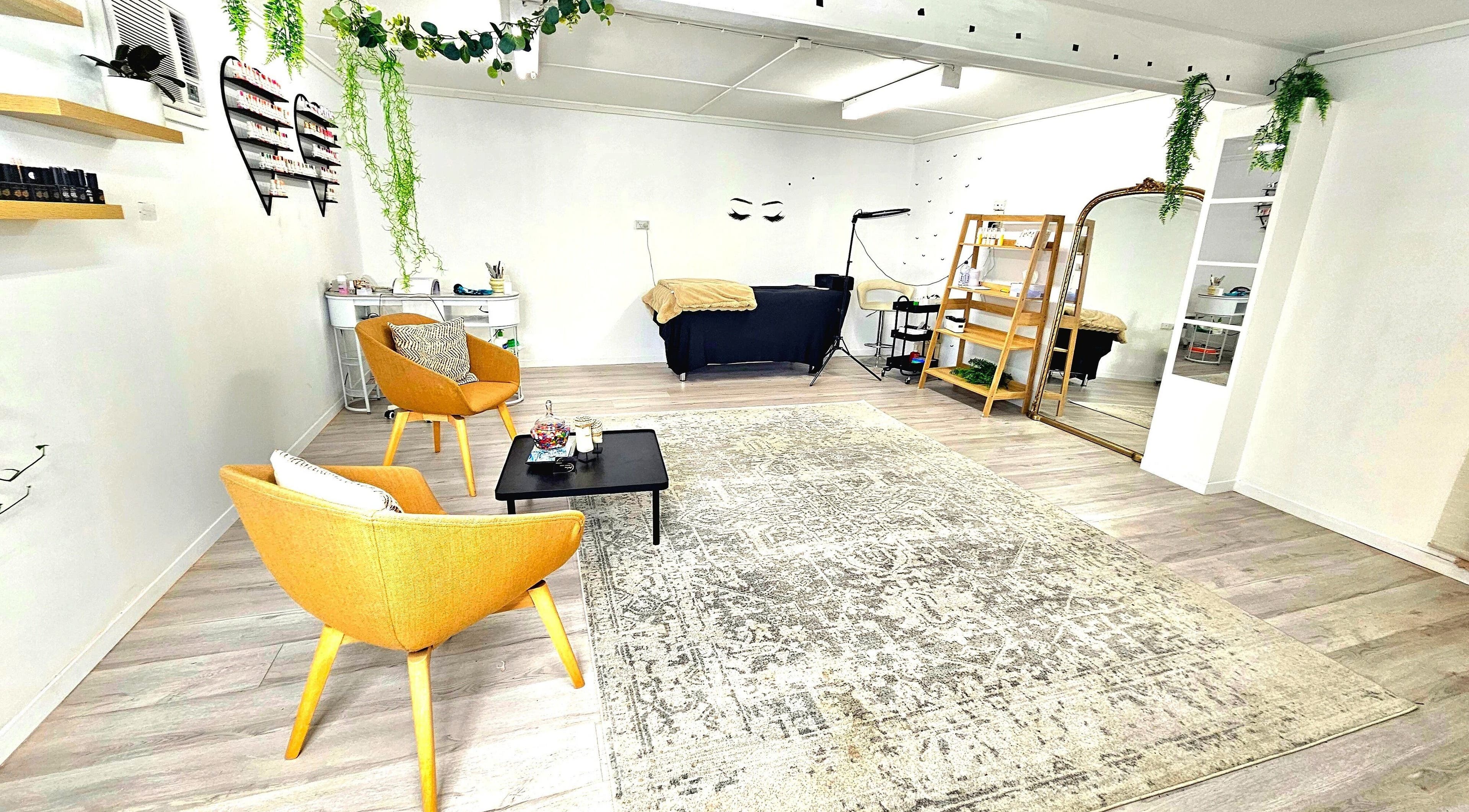 Cozy and elegant interior of Roshies Eyelash Extension & Brows in Kings Langley, New South Wales, AU.