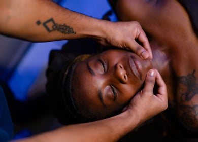 Relaxing facial massage at Blue Lotus Spa Gablewoods Mall, Sunny Acres, Castries, Castries, LC.