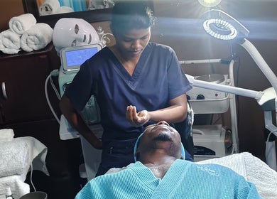 Relaxing facial treatment at Blue Lotus Spa Gablewoods Mall, Sunny Acres, Castries, Castries, LC.