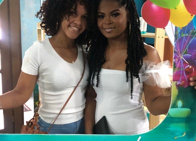 Two women smiling at Blue Lotus Spa Gablewoods Mall, Sunny Acres, Castries, Castries, LC.
