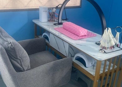 Modern nail station at Cosmetic Island Quatre Bornes, Quatre Bornes, Plaines Wilhems District, MU.