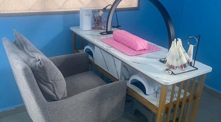 Modern nail station at Cosmetic Island Quatre Bornes, Quatre Bornes, Plaines Wilhems District, MU.