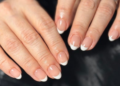 French manicure at Lux Nails, Galway, County Galway, IE, showcasing elegant nail art design.