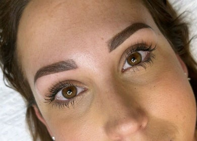 Expertly sculpted brows at Cosmetic Artistry by Letitia, Brisbane, Queensland, AU.