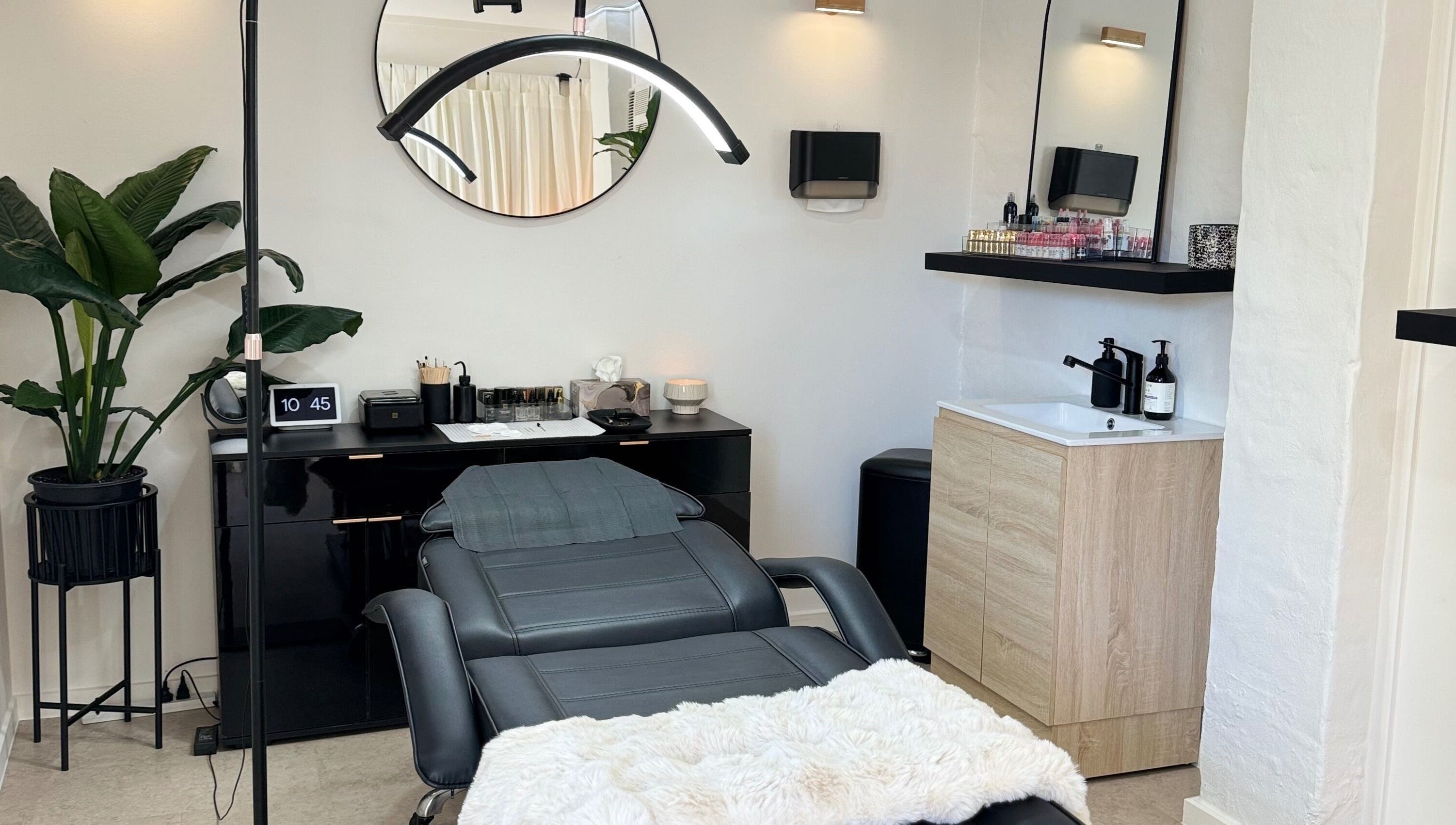 Luxurious treatment room at Cosmetic Artistry by Letitia, Brisbane, Queensland, AU.