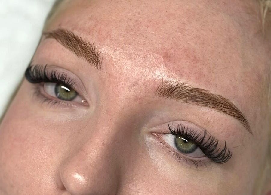 Close-up of expertly styled lashes at Cosmetic Artistry by Letitia, Brisbane, Queensland, AU.