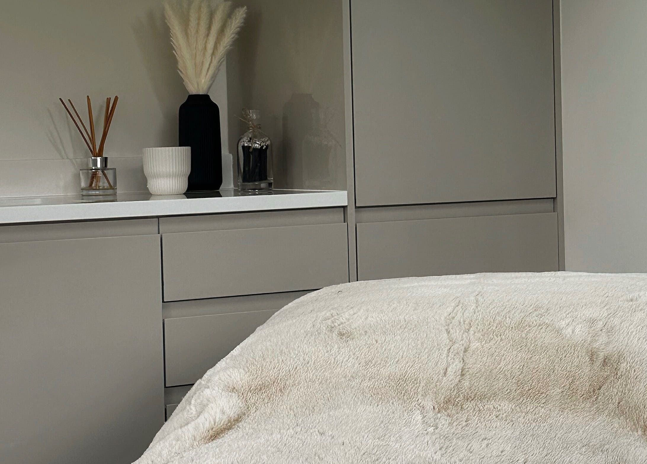 Tranquil treatment room at Beauty by Maisy York with plush bed and modern decor in York, England, GB.