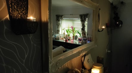 Elegant mirror reflection of a cozy beauty room at S&M beauty and nails, Qawra, Malta, MT.