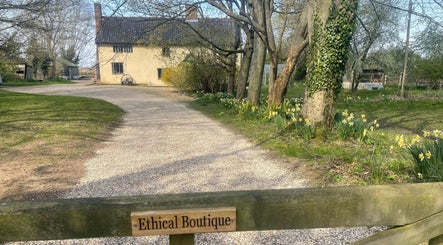 Charming countryside view at Ethical Boutique - Organic Skincare Studio, Bury St Edmunds, GB.