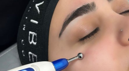 Facial treatment in progress at Skin Clear, Coolaroo, Victoria, AU, highlighting precise skin care techniques.