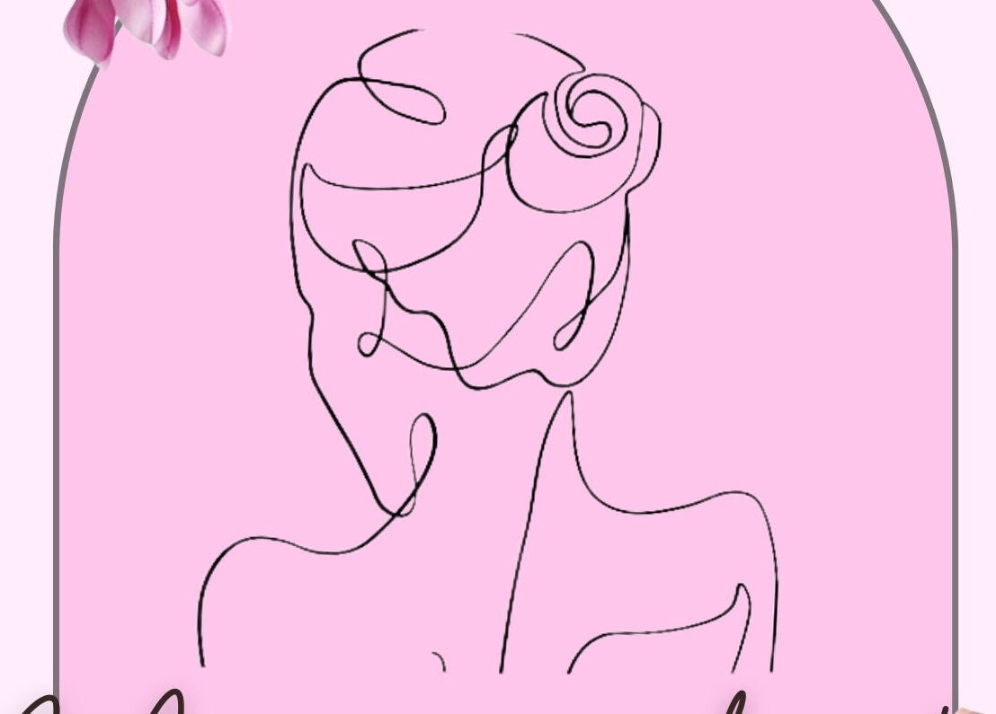 Line art silhouette with floral elements at Wellness by Tamara, Kidderminster, England, GB.