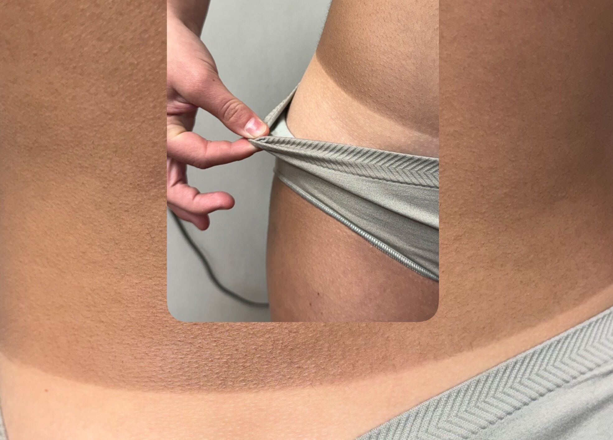 Bronzed tan line accent at Bronzed Belles by Bree, LLC, Starr, South Carolina, US showcasing flawless service.