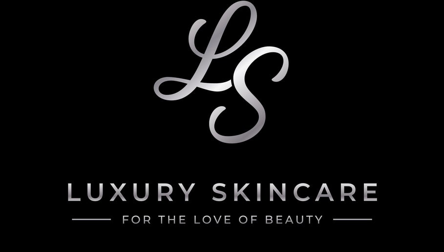 Luxury Skincare Studio logo with silver initials in Bloomington, Minnesota, US.