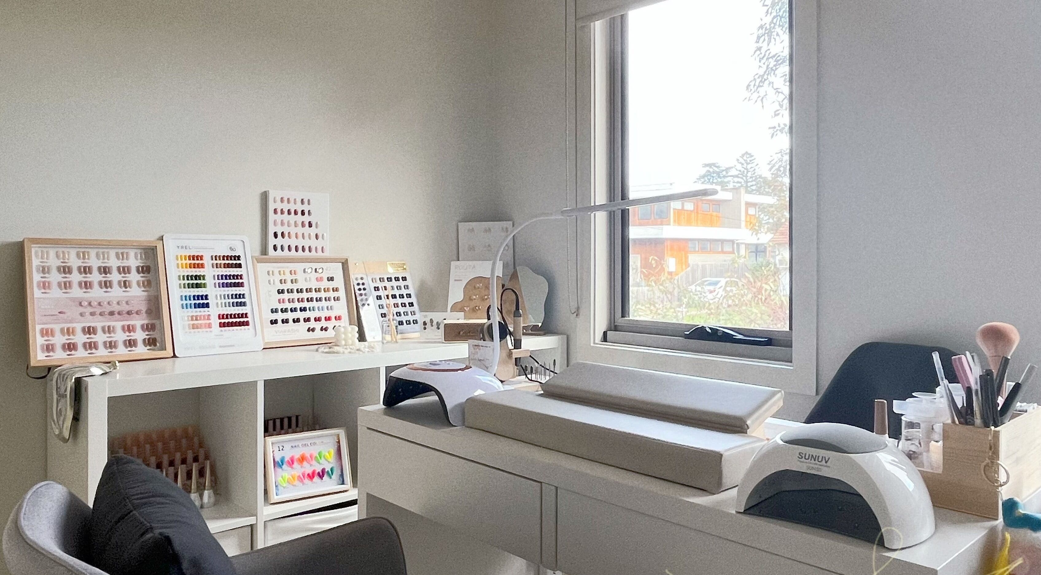 Bright nail art display at 墨爾本美甲 Coco Nails, Melbourne, Victoria, AU. A vibrant, welcoming beauty environment.