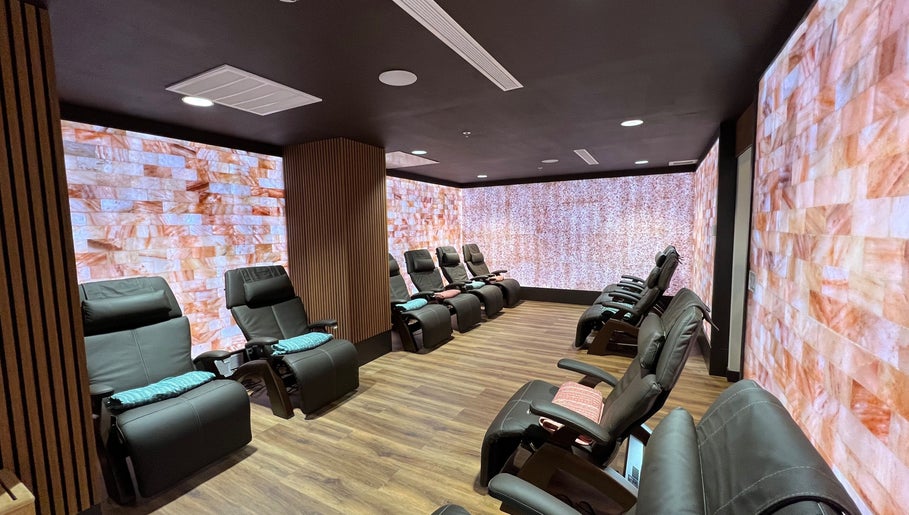 Relaxation chairs in a serene setting at Sapa Spa and Wellness, Denver, Colorado, US.