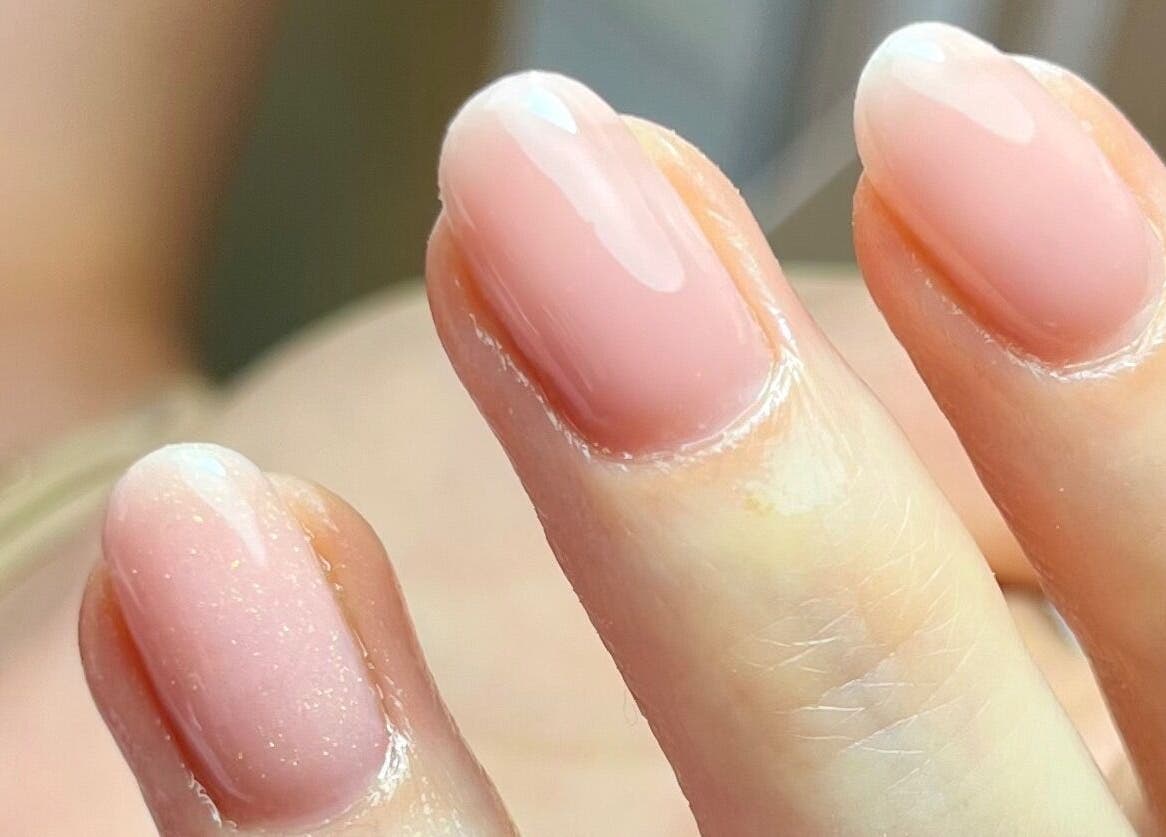 Beautiful glossy nails at Polished by Jasmin, Worcester, England, GB showcasing expert manicure skills.