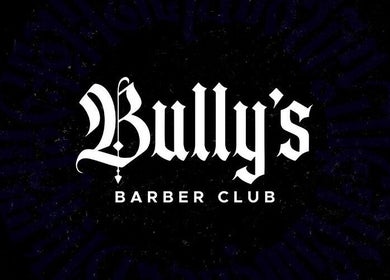 Logo de Bully's Barber Club en Paraná, Entre Ríos, AR. Estilo clásico y elegante.