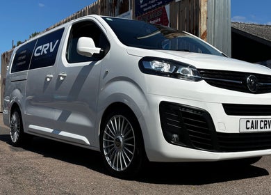 CRV Mobile Valeting van parked in Ware, England, GB on a sunny day.