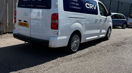CRV Mobile Valeting van parked in Ware, England, GB, showcasing professional mobile car detailing service.