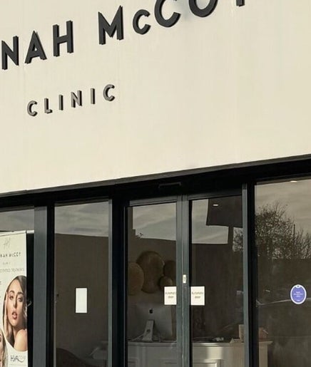 Hannah McCoy Clinic entrance, Isle of Man, with modern design reflecting welcoming atmosphere.
