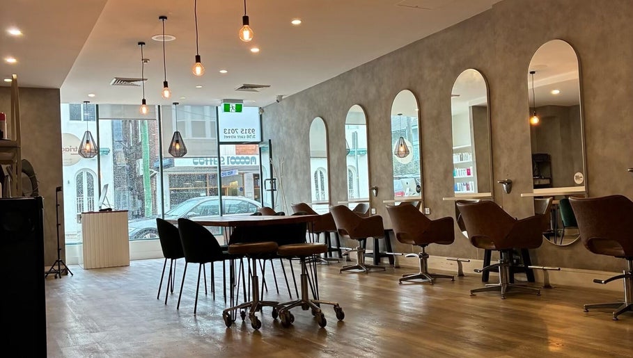 Elegant salon space at Coogee Hair & Body Boutique in Coogee, New South Wales, AU, showcasing modern decor.