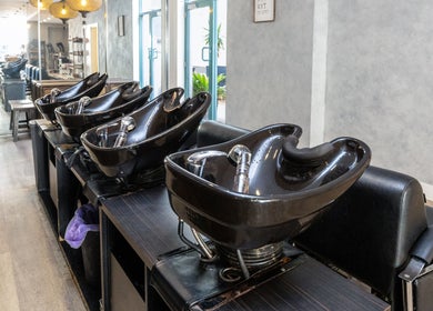 Sleek wash stations at Coogee Hair & Body Boutique, Coogee, New South Wales, AU.