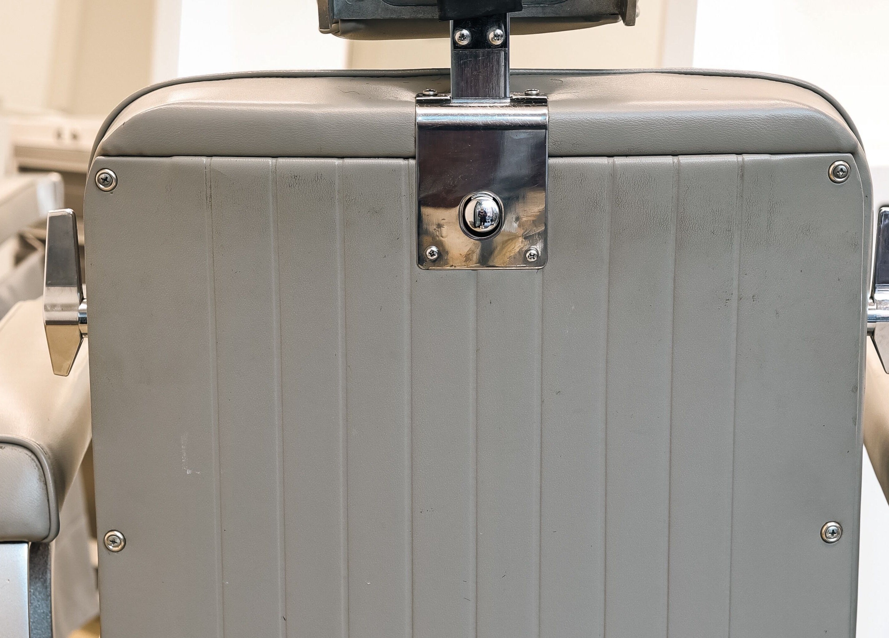 Modern salon chair at CABELLO BROOKLYN, New York, New York, US, offering stylish comfort for clients.