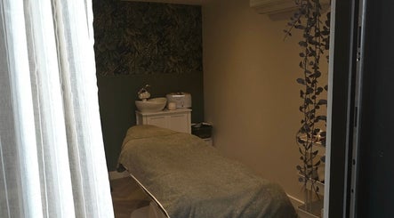 Relaxing treatment room at Nicola's Nails and Beauty, Whitchurch, England, GB, offering serene spa experiences.