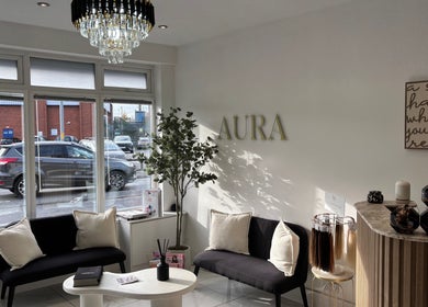 Relaxing seating area in Picture Me Prestige, Hyde, England, GB, showcasing stylish decor and comfort.