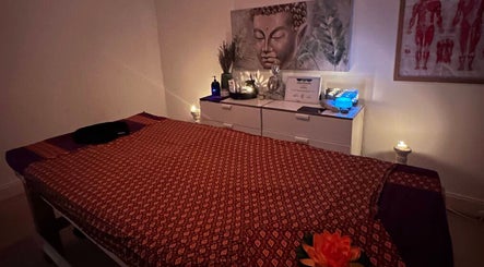 Relaxing Thai Massage room at Thai Massage Greenock, Greenock, Scotland, GB, featuring a serene ambiance.