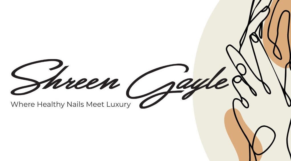 Logo of Shreen Gayle Works, Wallington, England, GB, highlighting luxury nail care.
