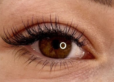 Enhanced lashes at Beauty Lash Bar, Bournemouth, England, GB, showcasing professional lash extensions.